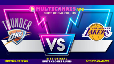 Assistir NBA: Oklahoma City Thunder x Los Angeles Lakers ao vivo online 29/11/2024