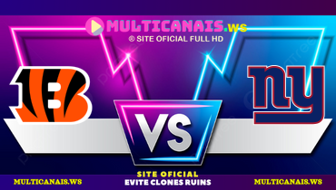 Assistir NFL: Cincinnati Bengals x New York Giants ao vivo online 13/10/2024